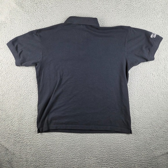 Raising Canes Fry Cook Cashier Employee Worker Polo Shirt Women L Blue Love Logo - Picture 9 of 9